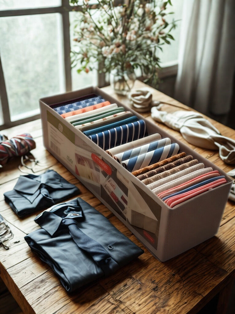 5-Cell Plastic Wardrobe Storage Box