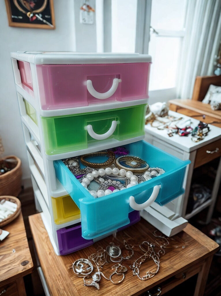 5 Mini Drawers Cabinet